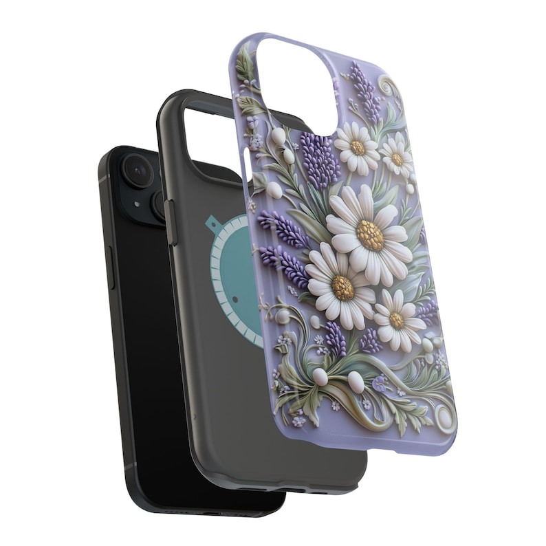 Daisy Lavender 3D Floral