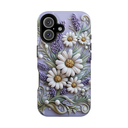 Daisy Lavender 3D Floral