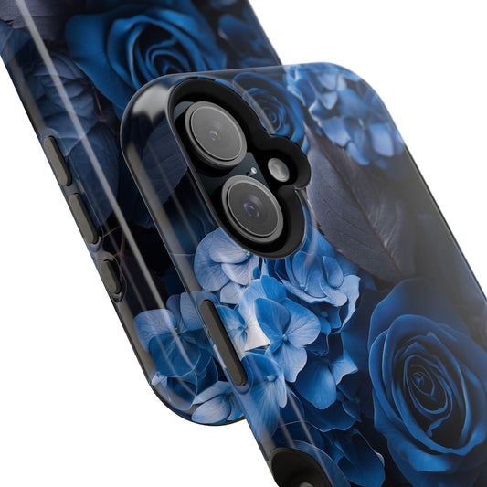 Elegant Midnight Blue Floral