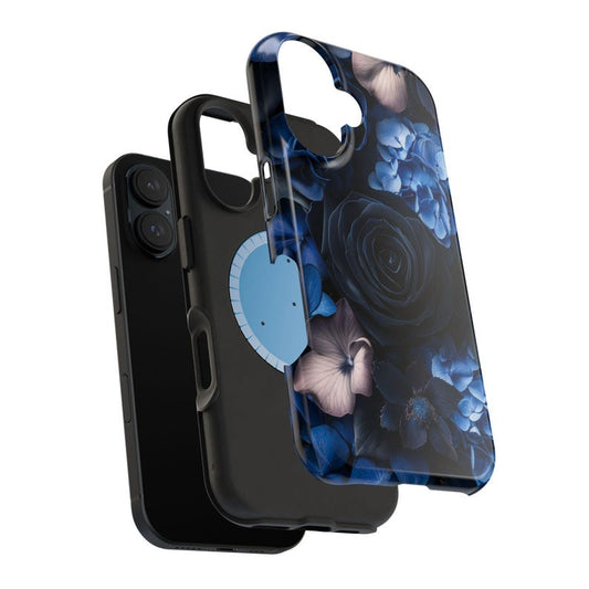 Dark Blue Rose Floral