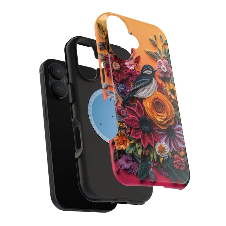 3D Bird & Floral