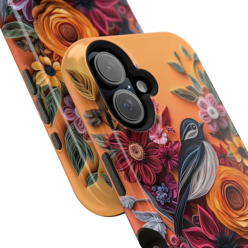 3D Bird & Floral