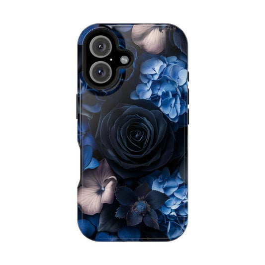 Dark Blue Rose Floral