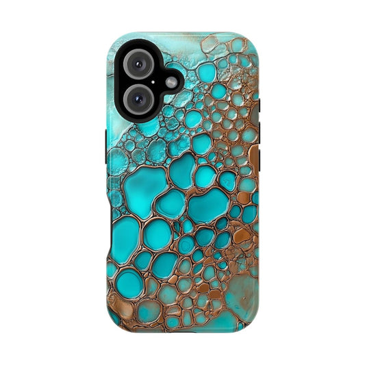 Aqua Bubble Textured