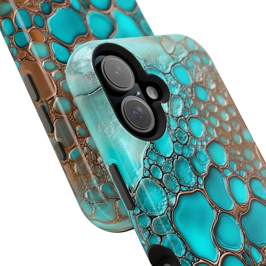 Aqua Bubble Textured